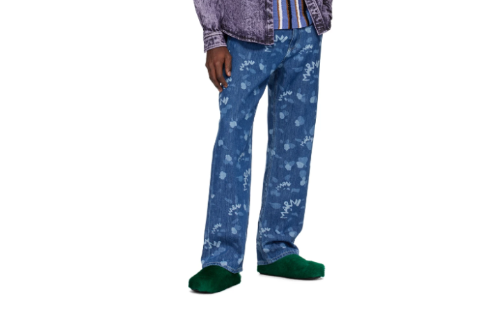 Fussbet Sabot calf-hair slippers