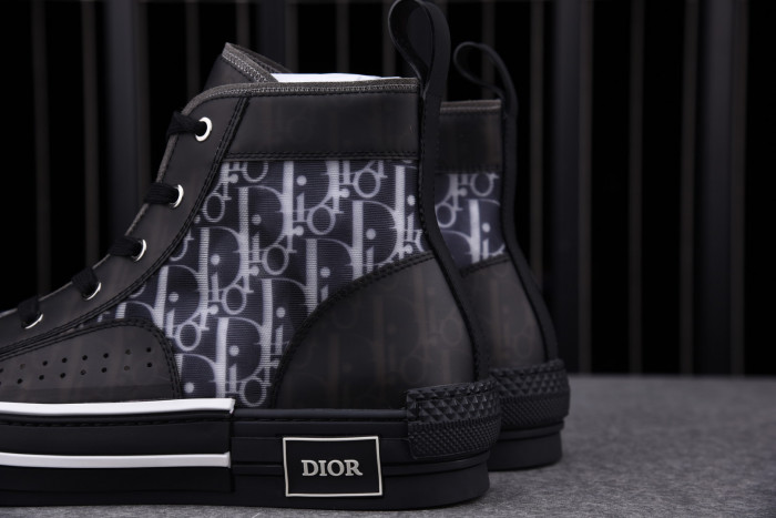 DR B23 OBLIQUE HIGH TOP SNEAKER BLACK