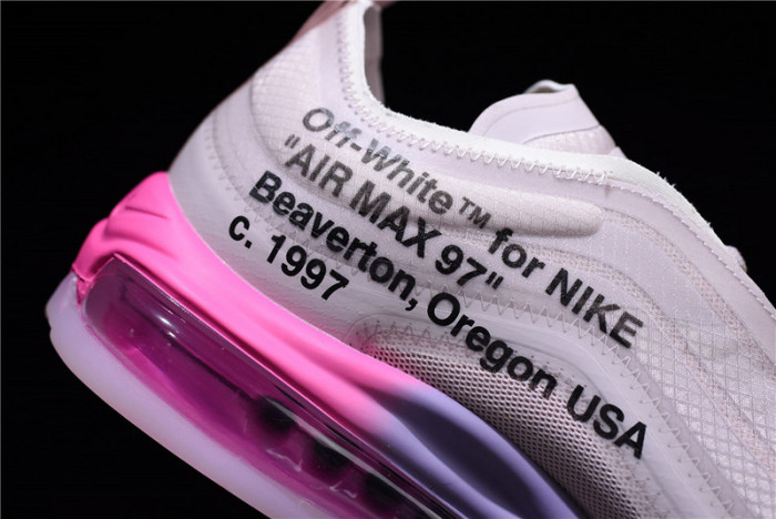 ofw nike air max 97 rose aj4585-600